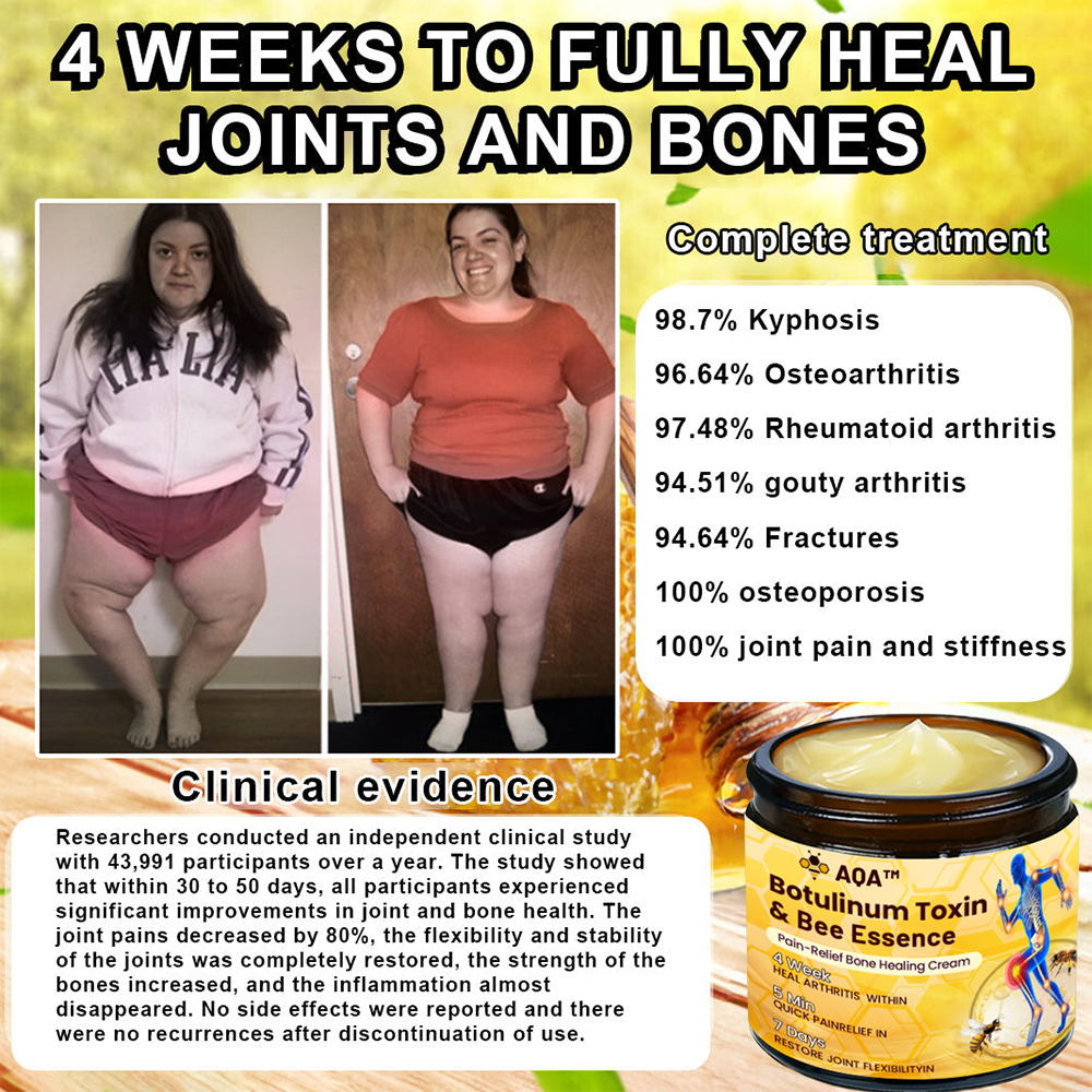 šAQA⢠Botulinum & Bee Essence Pain-Relief Bone Healing Creamļ¼åÆę¬ļ¼