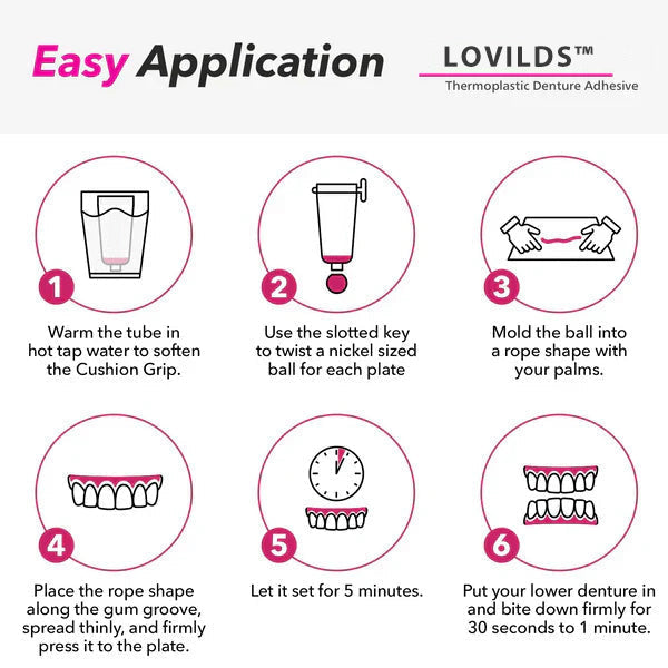LOVILDS™ Thermoplastic Denture Adhesive-Official Brand Store