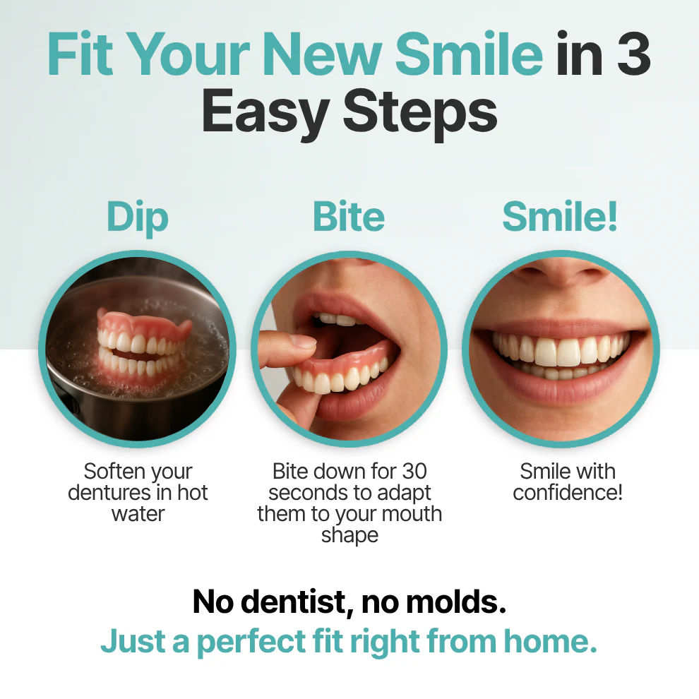 ? Ends Today: 70% OFF! Medazy? Custom-Fit Full Functional DenturesMake you more confident