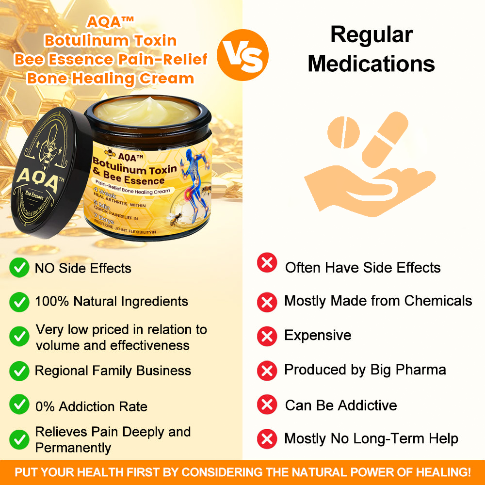 šAQA⢠Botulinum & Bee Essence Pain-Relief Bone Healing Creamļ¼åÆę¬ļ¼