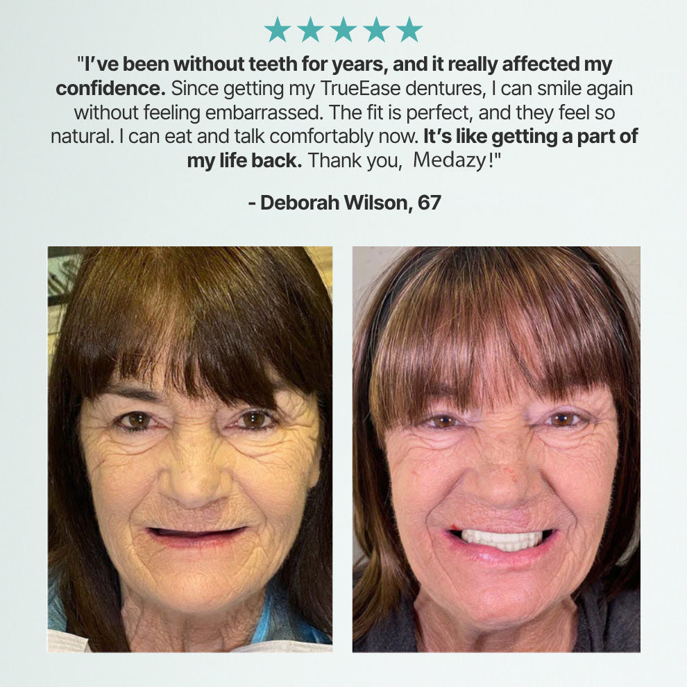 ? Ends Today: 70% OFF! Medazy? Custom-Fit Full Functional DenturesMake you more confident