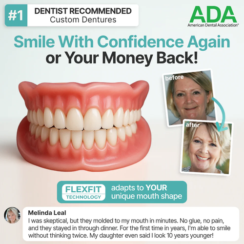 ? Ends Today: 70% OFF! Medazy? Custom-Fit Full Functional DenturesMake you more confident