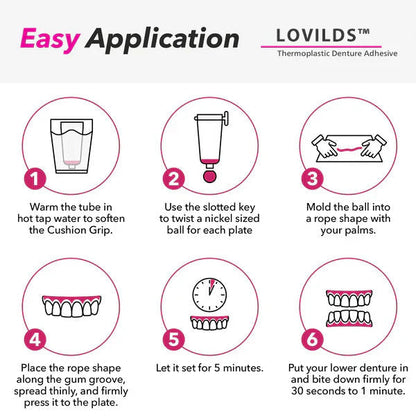 LOVILDS™ Thermoplastic Denture Adhesive-Official Brand Store