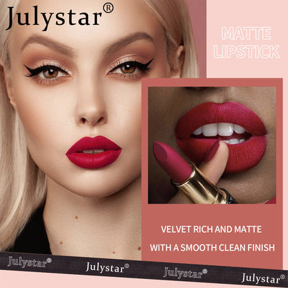 Matte Lipstick Lazy People Don't Stick To The Cup Colorless Lipstick Six Color Set